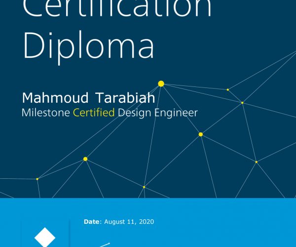 Milestone Certified Design Engineer (MCDE)