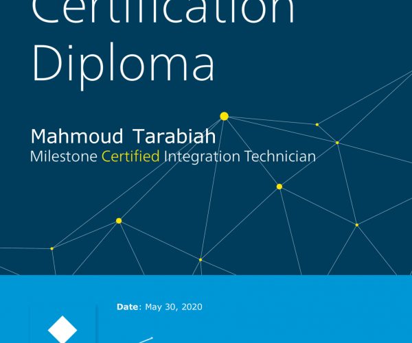 Milestone Certified Integration Technician (MCIT) Assessment