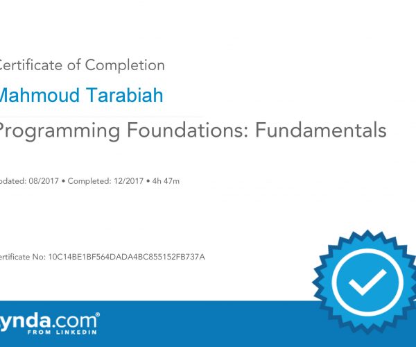 Programming Foundations_Fundamentals