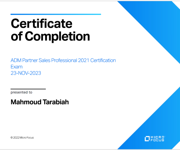 ADM Partner Sales Professional 2021 Certification Exam