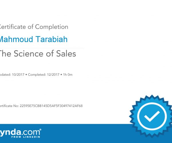 The Science of Sales